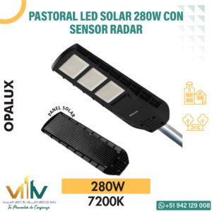 LUMINARIA ALUMBRADO PUBLICO SOLAR 280W
