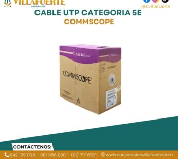 CABLE UTP CATEGORIA 5E COMMSCOPE