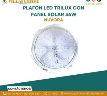 PLAFON LED TRILUX CON PANEL SOLAR 36W NUVORA