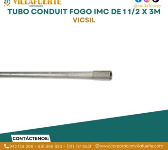TUBO CONDUIT FOGO IMC DE 1 1/2 X 3M