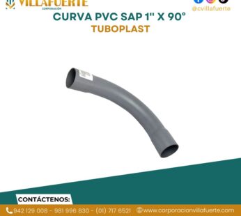 CURVA PVC SAP 1» X 90° TUBOPLAST