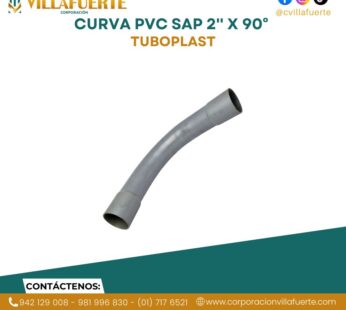CURVA PVC SAP 2» X 90° TUBOPLAST