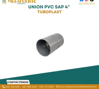 UNION PVC SAP 4» TUBOPLAST