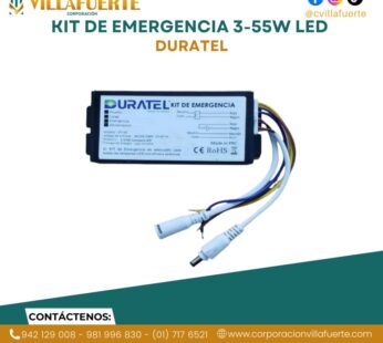 KIT DE EMERGENCIA 3-55W LED DURATEL