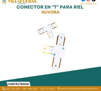 CONECTOR EN «T» PARA RIEL NUVORA