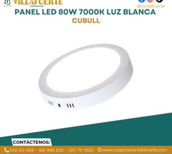 PANEL LED 80W 7000K LUZ BLANCA CUBULL