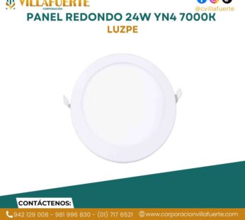 PANEL REDONDO 24W YN4 7000K LUZPE