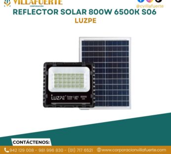 REFLECTOR SOLAR 800W 6500K S06 LUZPE