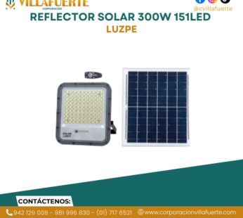 REFLECTOR SOLAR 300W 151LED LUZPE