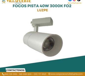 FOCOS PISTA 40W 3000K FO2 LUZPE