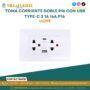 toma-corriente-doble-p16-con-usb-type-c-3-1a-16a-p16-luzpe