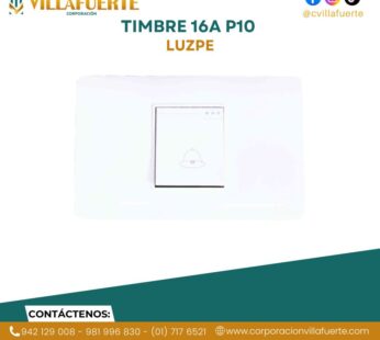 TIMBRE 16A P10 LUZPE