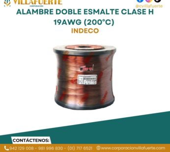 Alambre doble esmalte clase H 19AWG (200°C) INDECO