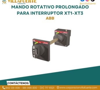 Mando rotativo prolongado para interruptor XT1-XT3 ABB