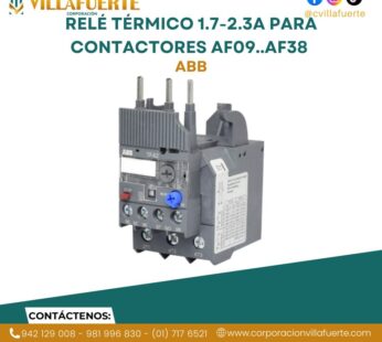 Relé térmico 1.7-2.3A para contactores AF09..AF38 ABB