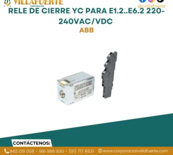 Rele de cierre YC para E1.2..E6.2 220-240VAC/VDC ABB