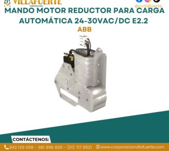 Mando motor reductor para carga automática 24-30VAC/DC E2.2 ABB