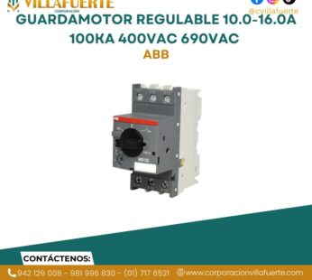Guardamotor regulable 10.0-16.0A 100kA 400VAC 690VAC ABB