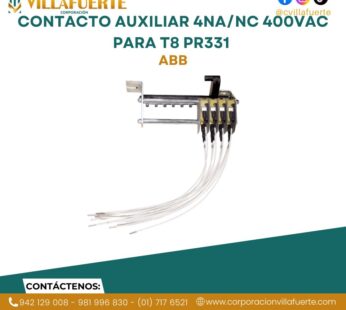 Contacto auxiliar 4NA/NC 400VAC para T8 PR331 ABB