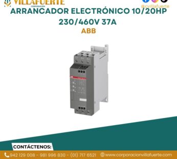 Arrancador electrónico 10/20HP 230/460V 37A ABB