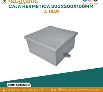 CAJA HERMÉTICA 200x200x100mm IP65