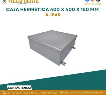 CAJA HERMÉTICA 400 x 400 x 150 mm IP65