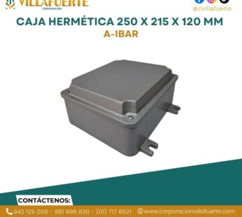 CAJA HERMÉTICA 250 x 215 x 120 mm IP65 A-IBAR