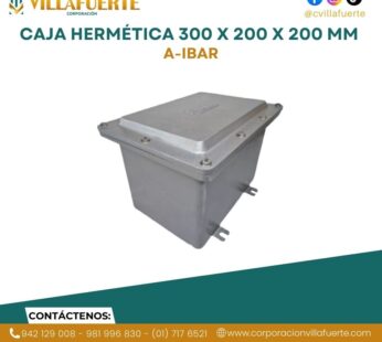 CAJA HERMÉTICA 300 x 200 x 200 mm IP67 A-IBAR