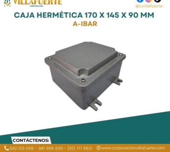 CAJA HERMÉTICA 170 x 145 x 90 mm IP65 A-IBAR