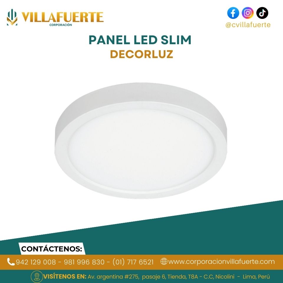 PANEL LED SLIM DECORLUZ