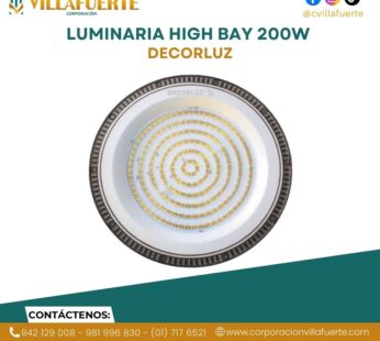 LUMINARIA HIGH BAY 200W DECORLUZ