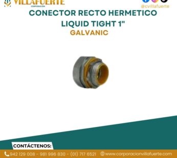 CONECTOR RECTO HERMETICO LIQUID TIGHT 1″