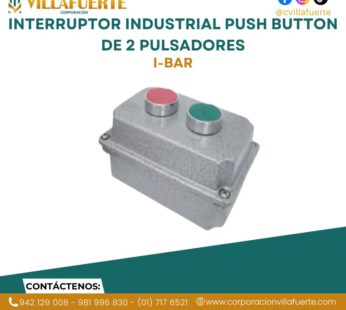 INTERRUPTOR INDUSTRIAL PUSH BUTTON DE 2 PULSADORES