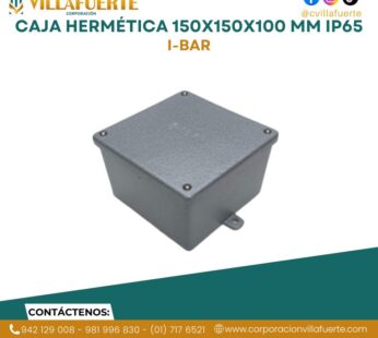 CAJA HERMÉTICA 150x150x100 mm IP65 A-IBAR