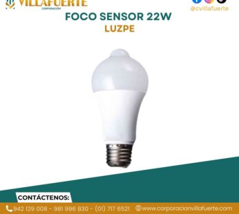 FOCO SENSOR 22W LUZPE