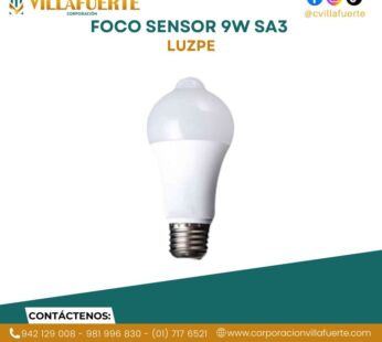 FOCO SENSOR 9W SA3 LUZPE