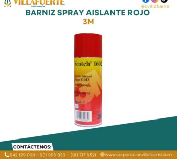 BARNIZ SPRAY AISLANTE ROJO 1602 3M