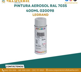 PINTURA AEROSOL RAL 7035 400ML 020098 LEGRAND