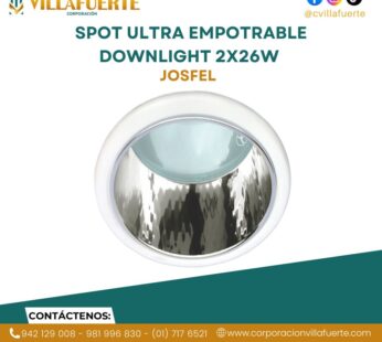 SPOT ULTRA EMPOTRABLE DOWNLIGHT 2X26W JOSFEL