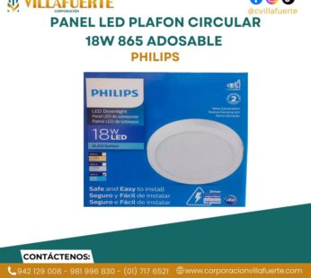 PANEL LED PLAFON CIRCULAR 18W-865 ADOSABLE PHILIPS