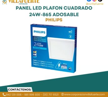 PANEL LED PLAFON CUADRADO 24W-865 ADOSABLE PHILIPS
