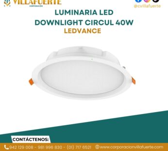 LUMINARIA LED DOWNLIGHT CIRCULAR 40W LEDVANCE