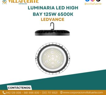 LUMINARIA LED HIGH BAY 125W 6500K VALUE LEDVANCE