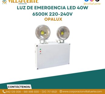 LUZ DE EMERGENCIA LED 40W 6500K 220-240V OPALUX