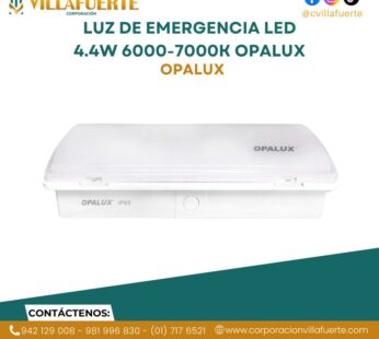 LUZ DE EMERGENCIA LED 4.4W 6000-7000K 400LM 220-240V OPALUX