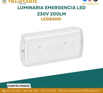 LUMINARIA EMERGENCIA LED 230V 200LM LEGRAND