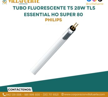 TUBO FLUORESCENTE T5 28W 865 TL5 ESSENTIAL HO SUPER 80 PHILIPS