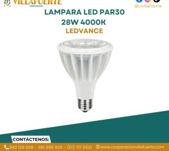 LAMPARA LED PAR30 28W 4000K 100-277V E27 VALUE G3 LEDVANCE