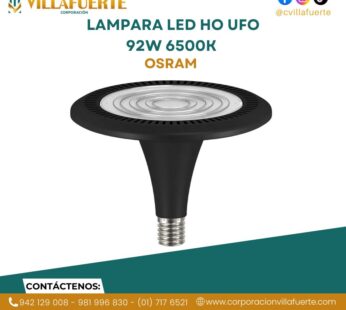 LAMPARA LED HO UFO 92W 6500K 12000lm BIV E40 OSRAM