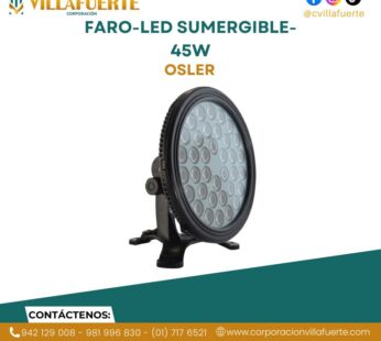 FARO-LED SUMERGIBLE-45W-DMX-RGB IP 68-24V-OSLER